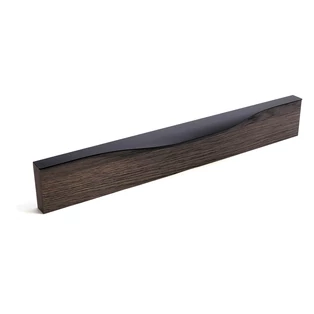 Rujz Design szatén fekete bútorfogantyú