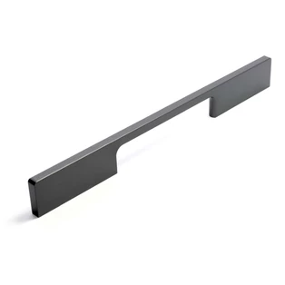 Rujz Design szatén fekete nikkel bútorfogantyú