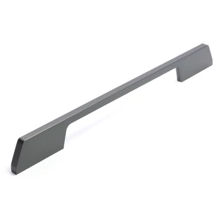 Rujz Design szatén fekete nikkel bútorfogantyú