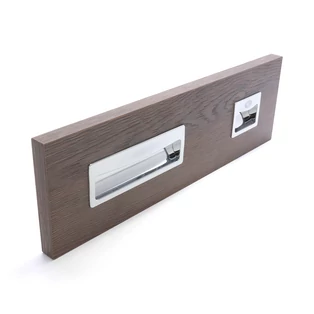 Rujz Design fényes króm bútorfogantyú