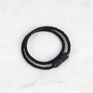 Buster+Punch Dupla karkötő fekete / 40 cm / UK-B1-D-40-BL-A