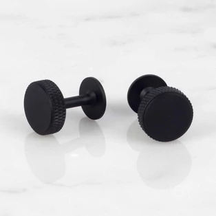 Buster+Punch mandzsettagomb fekete UK-CUF1-BL-A