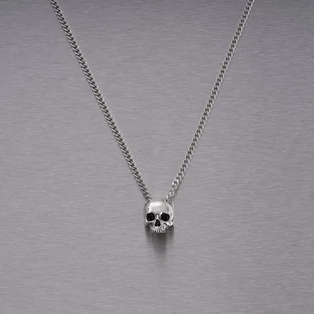Buster+Punch Skull ezüst koponya nyaklánc UNE-621831