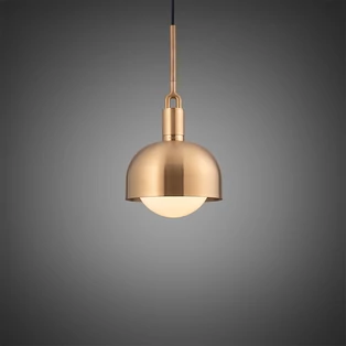 Buster+Punch Forked Shade Globe Opal medium függőlámpa, sárgaréz / E27 / RFP-813091