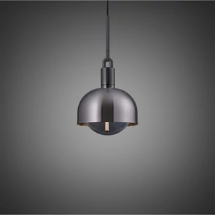 Buster+Punch Forked Shade Globe Smoked medium függőlámpa, fegyverszürke / E27 / RFP-863112