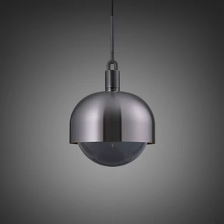 Buster+Punch Forked Shade Globe Smoked large függőlámpa, fegyverszürke / E27 / RFP-863114