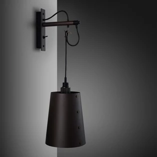 Buster+Punch Hooked Wall Large Graphite falilámpa, füstös bronz Cross / E27 / RHW-20445