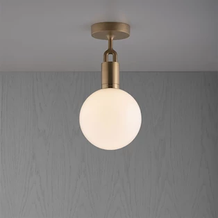 Buster+Punch Linear Forked Ceiling Globe Opal medium mennyezeti lámpa, szatén réz / E27 / RFC-823133