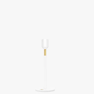 Nordic Flame gyertyatartó, fehér 19 cm N940