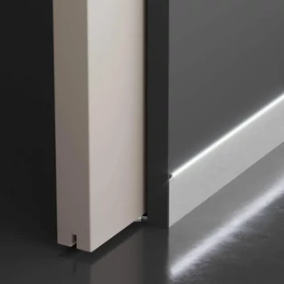 Ermetika Absolute Rush eloxált alumínium lábazati szegély - LED-es takaró profil - alapprofilhoz illeszthető (PBSL)