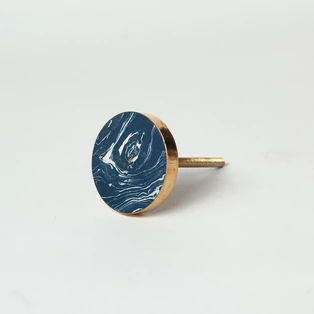 Ethno Home kiráykék bútorgomb