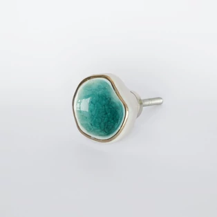 Ethno Home türkiz bútorgomb