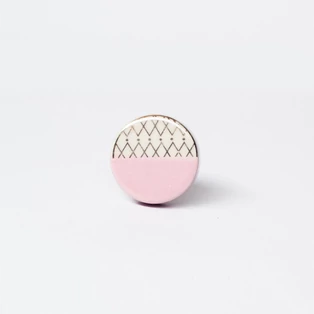 Ethno Home rózsaszín bútorgomb