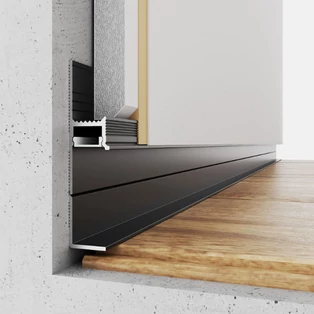 Enup Type 1.L. lábazati fedőprofil fa padlókhoz