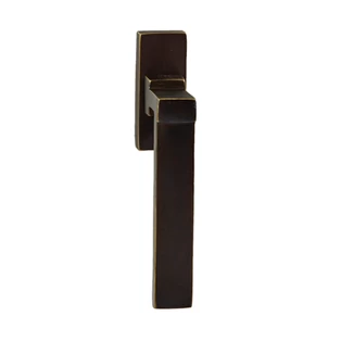 Jolie Core antik bronz téglalaprozettás ablakkilincs