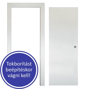 Eclisse tolóajtólap és tokborítás szett - fehér fólia - 900 x 2100