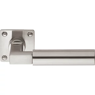 Formani Timeless 1930MRV45 szatén nikkel lapos négyzetrozettás kilincsgarnitúra
