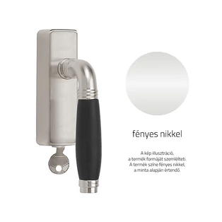 Fényes nikkel / ébenfa