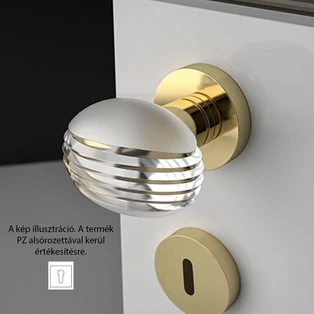 Glass Design OVO Rigato körrozettás PZ alsó rozettával  Glass Design OVO Rigato körrozettás PZ alsó rozettával