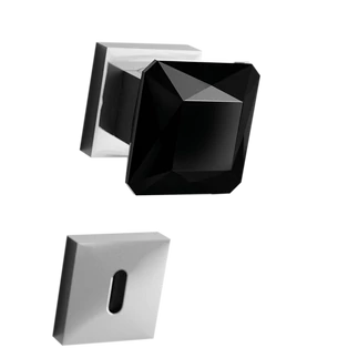 Fekete üveg / Fényes króm