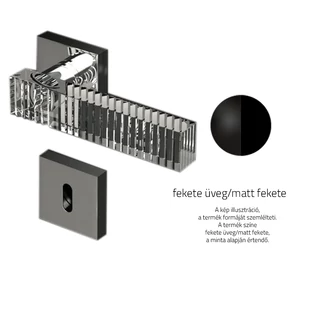 Fekete üveg  / Matt fekete