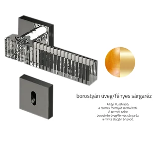 Borostyán / Fényes sárgaréz