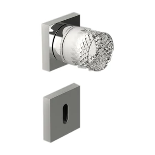 Glass Design Princess Home négyzetrozettás gomb kilincsgarnitúra