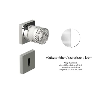 szálcsiszolt króm_fehér