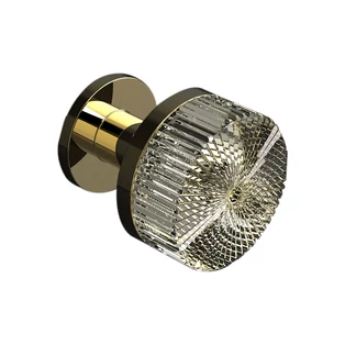 Víztiszta üveg / polírozott sárgaréz