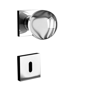 Glass Design SFERA Home négyzetrozettás gomb kilincsgarnitúra