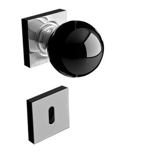 Glass Design SFERA Home négyzetrozettás gomb kilincsgarnitúra