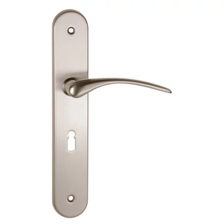 Maestro Golf szatén nikkel hosszúcímes kilincsgarnitúra