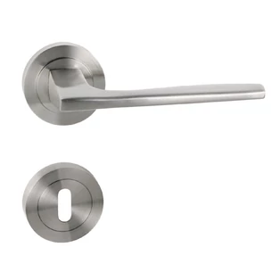 Maestro Light szatén nikkel körrozettás kilincsgarnitúra