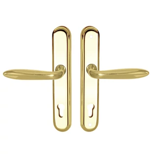 Maestro Futura Universal biztonsági bejárati ajtó kilincsgarnitúra réz