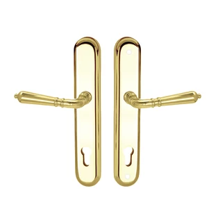 Maestro Valentina Universal biztonsági bejárati ajtó kilincsgarnitúra réz