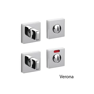 Olivari Verona Q fényes króm WC négyzetrozetta