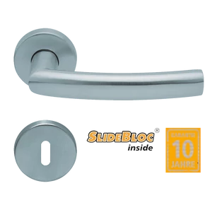 Scoop 1003 Geo inox kilincsgarnitúra SlideBloc mechanikával