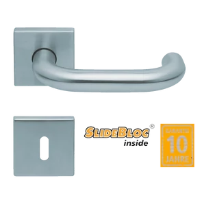 Scoop 1104 Rondo inox kilincsgarnitúra SlideBloc mechanikával