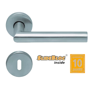 Scoop 1106 Thema inox kilincsgarnitúra SlideBloc mechanikával