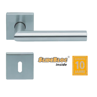 Scoop 1106 Thema inox kilincsgarnitúra SlideBloc mechanikával