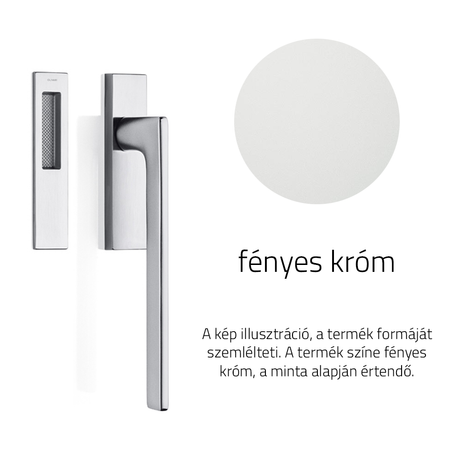 Olivari Lotus Q emelő-toló fogantyú fényes króm