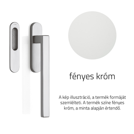 Olivari Planet emelő-toló fogantyú fényes króm