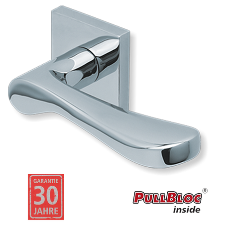 Scoop 1024 polírozott inox kilincsgarnitúra PullBloc mechanikával