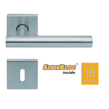 Scoop 1074 Roxy inox kilincsgarnitúra SlideBloc mechanikával
