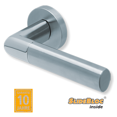 Scoop 1212 inox kilincsgarnitúra SlideBloc mechanikával