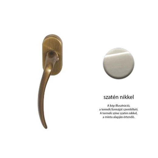 Maestro Golf szatén nikkel ablakfélkilincs