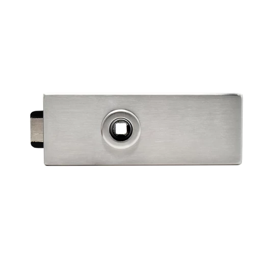 Maestro Slim Q Üvegajtó zártest szálcsiszolt inox BLIND