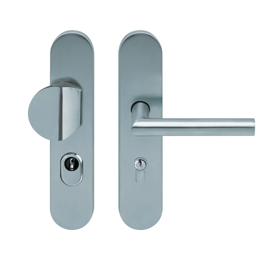 Scoop bejárati biztonsági gomb-kilincs garnitúra