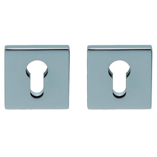 Scoop polírozott inox biztonsági négyzetrozetta