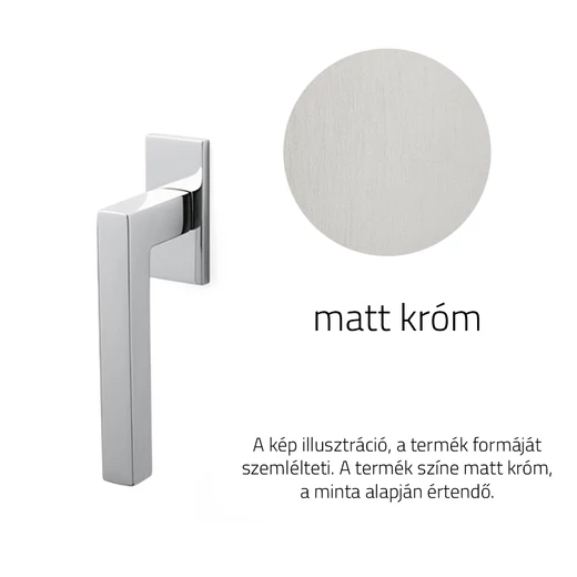 Olivari ABC matt króm ablakfélkilincs